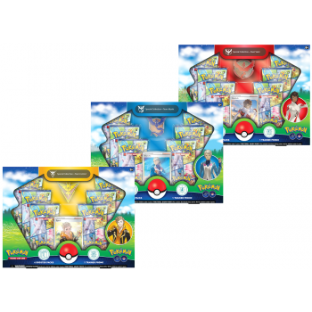 Pokémon TCG: Pokémon Go - Team Valor/Instinct/Mystic Special Pin Collection box